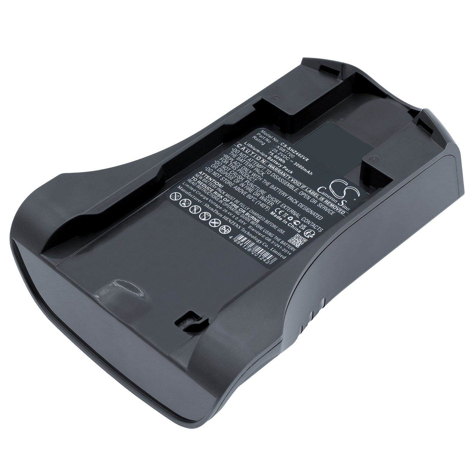 25.2V 3000mAh Li-ion Replacement Battery for Shark IZ201 IZ251 IZ482H Cordless Vacuum & Brushroll IZ202 Series 
