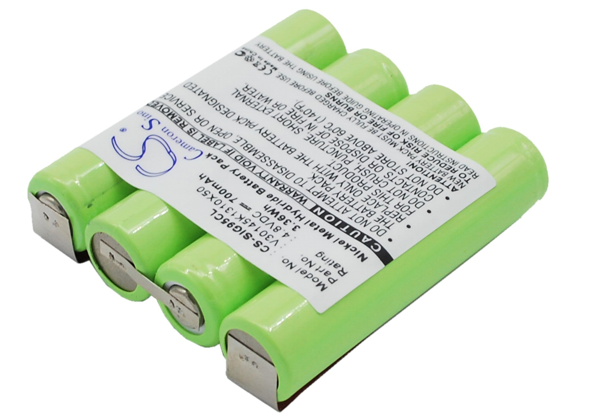 700mAh Replacement Battery for Siemens G95X & Gigaset 825, 905 Cordless Phones - 4.8V Ni-MH 
