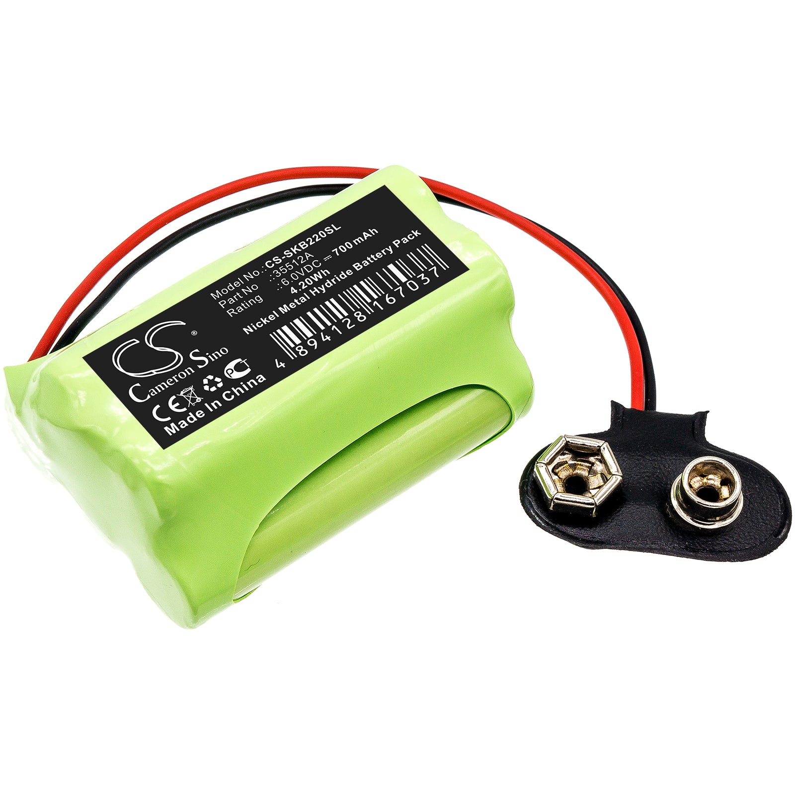 700mAh 6.0V Ni-MH Replacement Battery for SAT-KABEL SPM 22 & IRM Survey Equipment (44.62x31.2x20mm)
