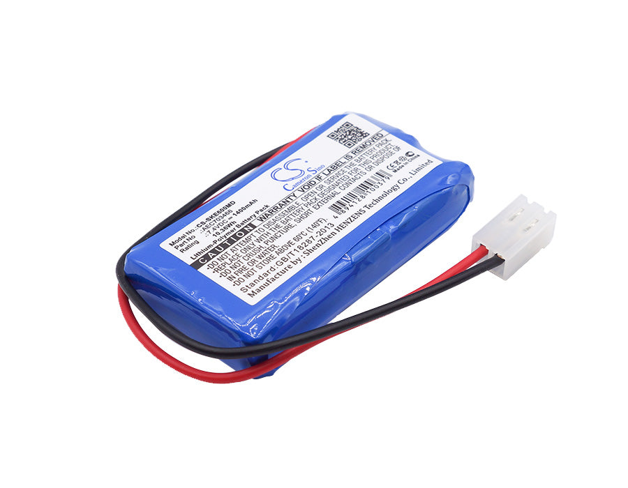 7.  4V 1400mAh Li-Polymer Battery - Shenke SK-500I & SK-600I Infusion Pump Replacement - AEC703466
