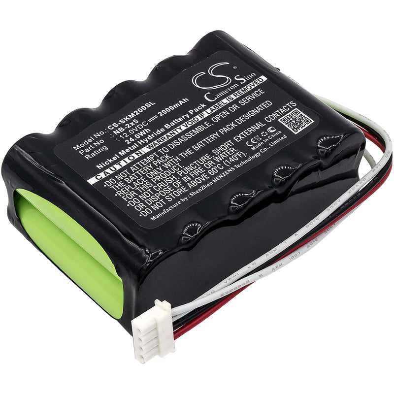 2000mAh Ni-MH Battery - Emitor Satlook Micro HD & SatLook Micro+/G2/HD - 12V 24Wh - Survey Meter & Test Equipment Replacement
