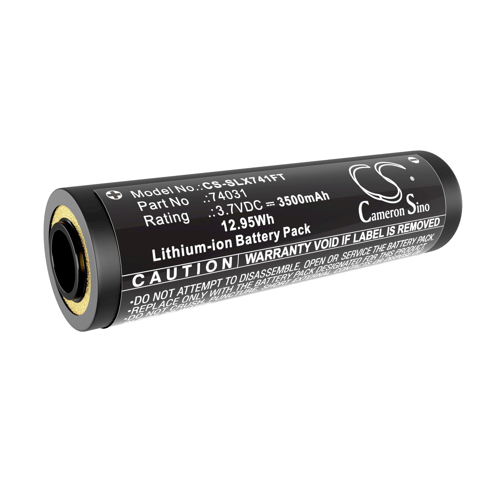 3.7V 3500mAh Lithium-ion Replacement Battery for Streamlight Strion, ProTac HL USB, 74175 Flashlights
