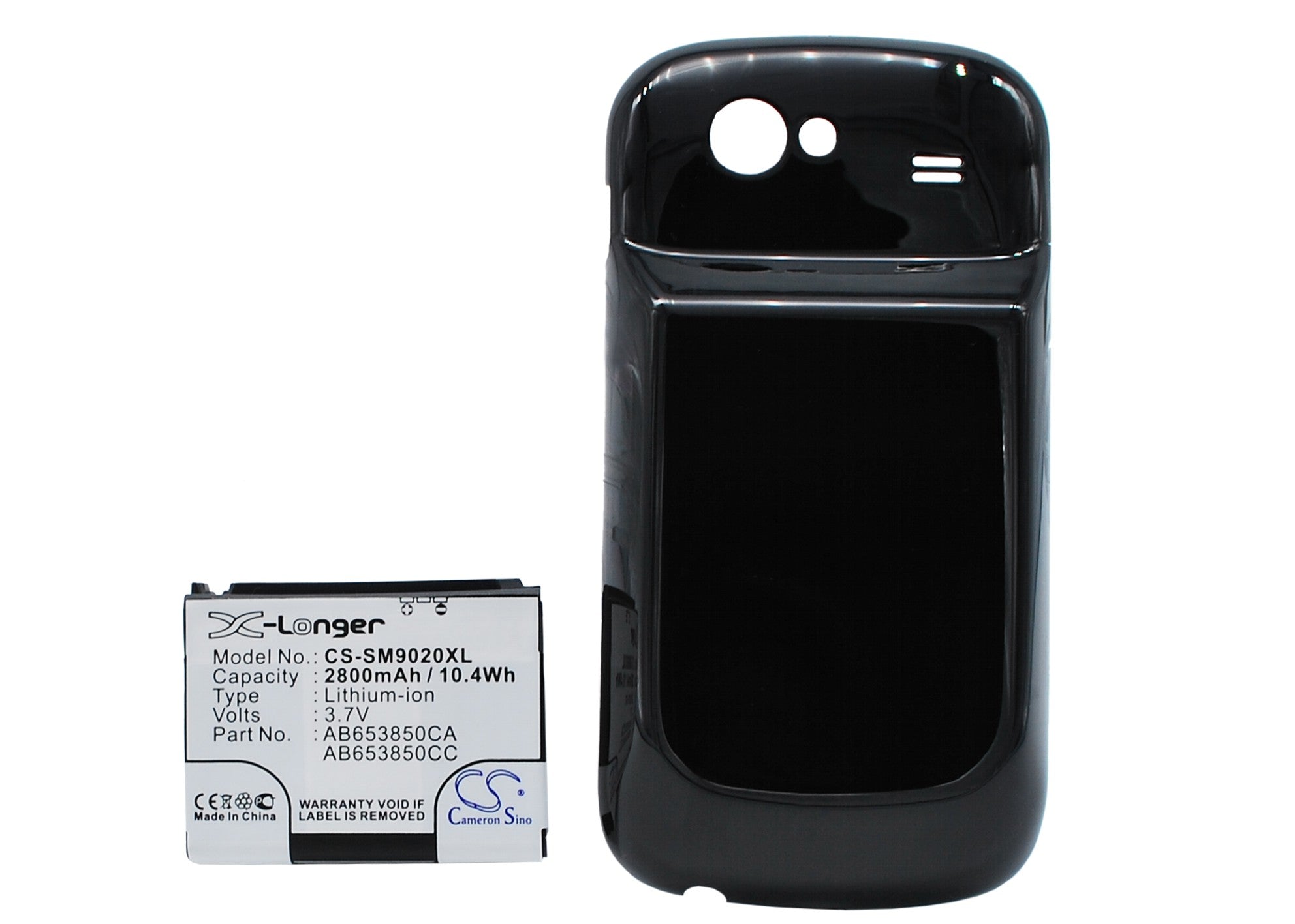 2800mAh Extended Replacement Battery for Samsung Nexus S/4G GT-I9020 GT-I9020T - 3.7V Li-ion
