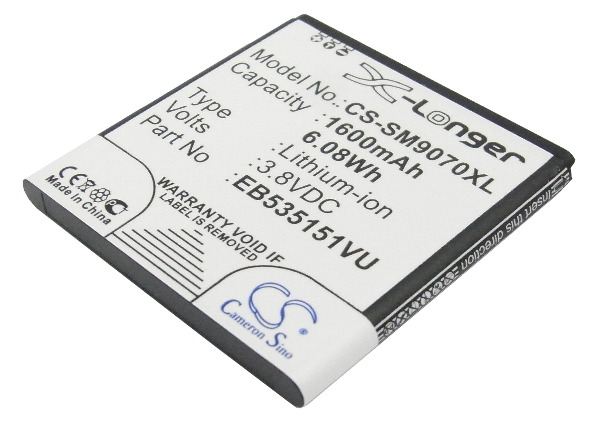 1600mAh 3.8V Li-ion Replacement Battery for Samsung Galaxy S Advance GT-i9070 & More - Mobile Phone Power Solution

