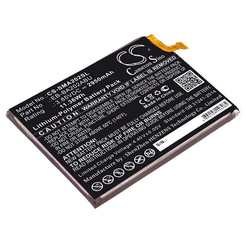 2950mAh Replacement Battery for Galaxy A20e A202 & A10e A102 - 3.85V Li-Polymer - Mobile Phone Repair Part
