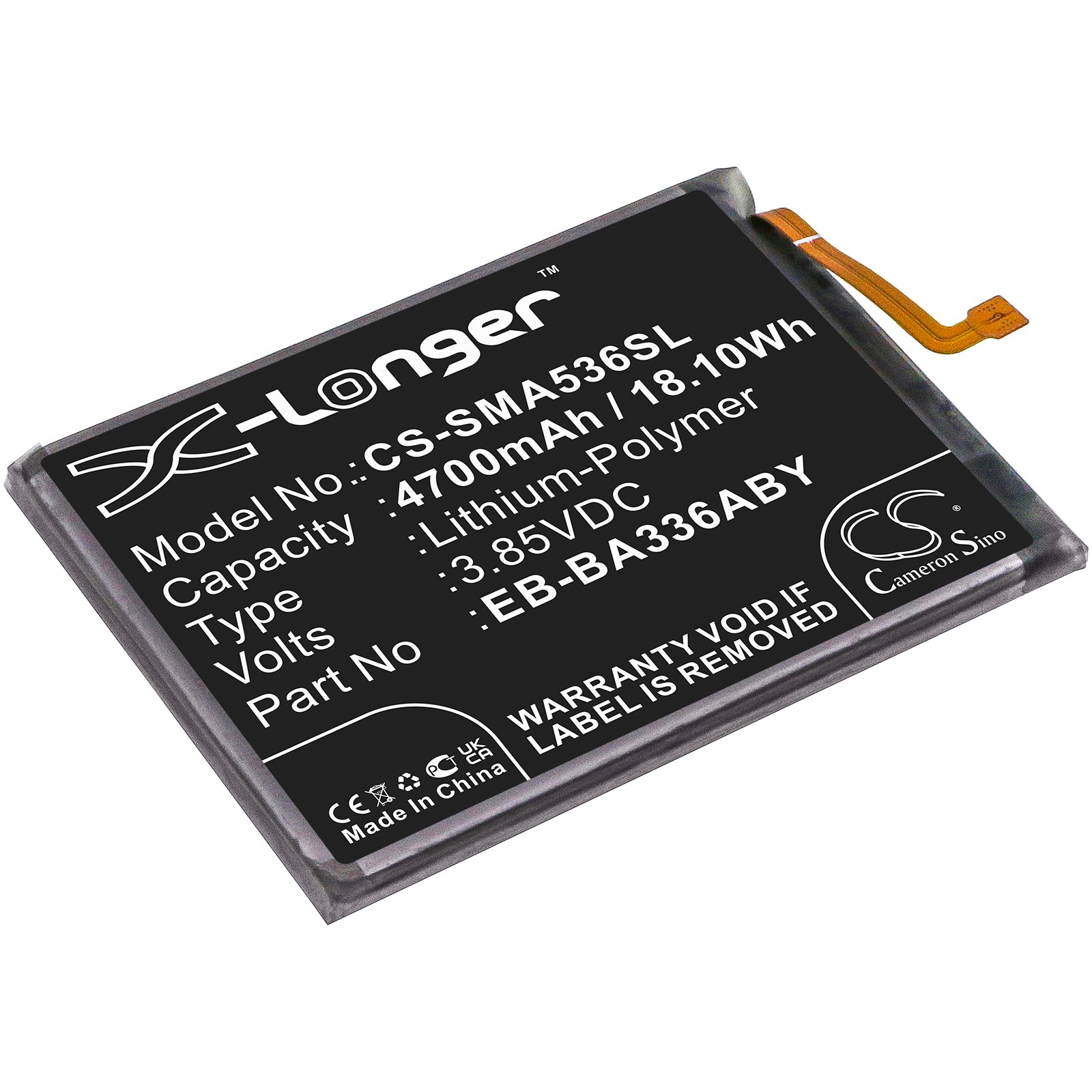 4700mAh Battery Replacement for Galaxy A53 5G & A33 5G (2022) - SM-A536U, SM-A336N - Phone Repair Part
