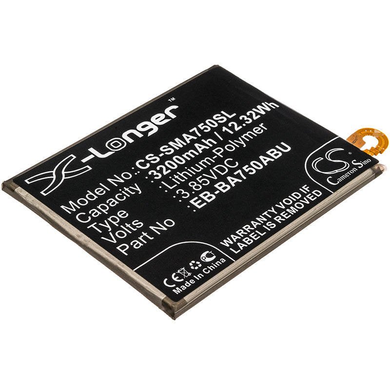 3200mAh Replacement Battery for Samsung Galaxy A7 2018 A750, A10 A105, M10 M105 - 3.85V Li-Polymer Battery Replacement
