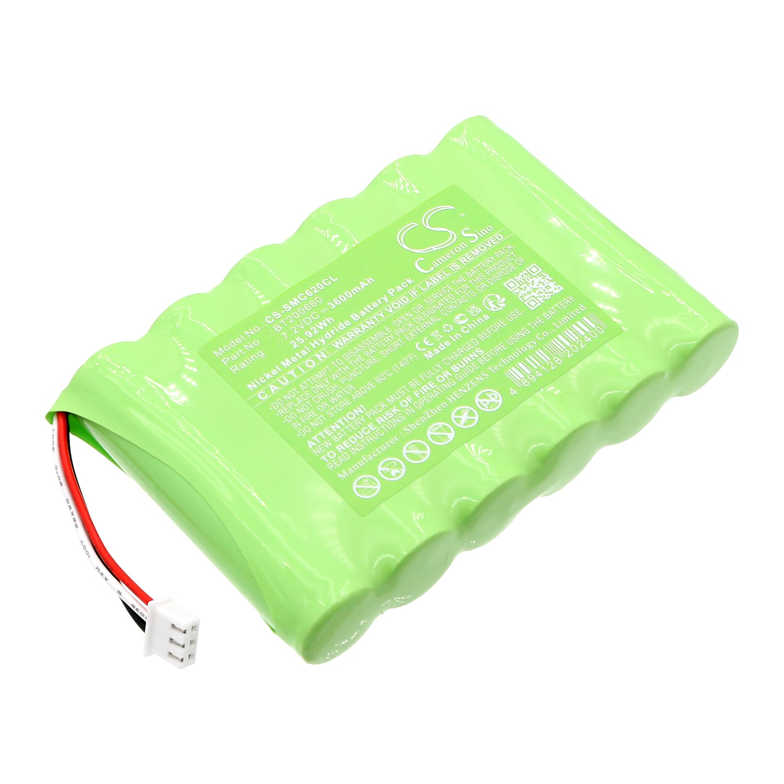 3600mAh Replacement Battery for Snom C620 SIP Wireless Conference Phone - 7.2V Ni-MH Upgrade
