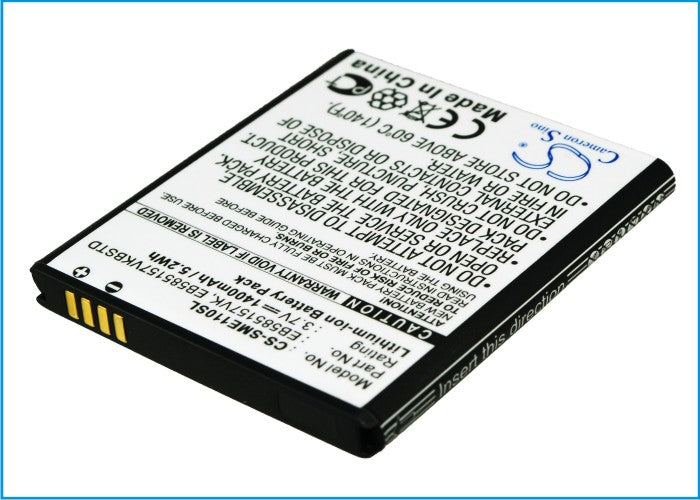 Samsung Galaxy S II HD LTE & Celox Battery (EB585157VK) - 1400mAh 3.7V Li-ion Replacement
