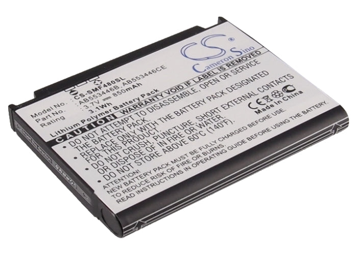 850mAh Li-ion Replacement Battery for AT&T A767 Propel & Samsung SGH-F480 Tocco - 3.7V
