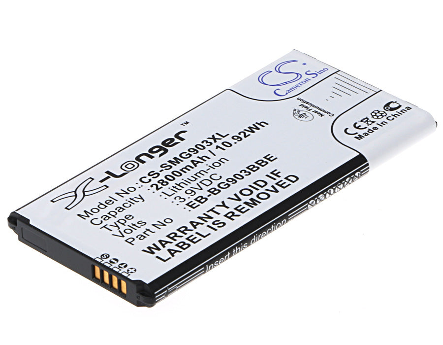 2800mAh Galaxy S5 Neo Battery - SM-G903F/FD/W, Duos LTE-A Replacement - Premium Li-ion 3.9V
