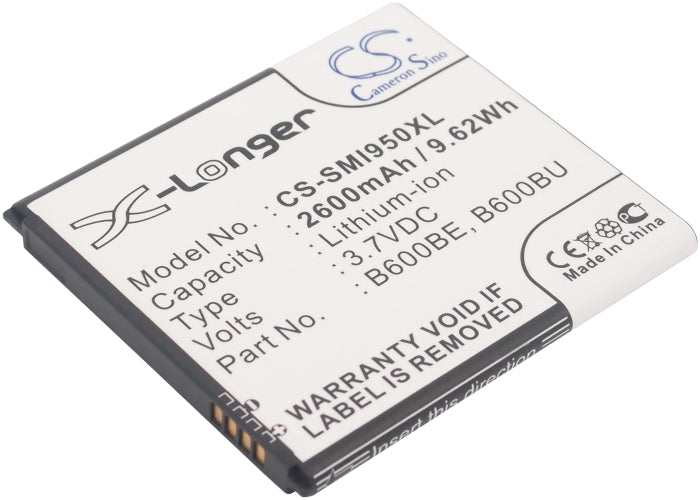 2600mAh Replacement Battery for Samsung Galaxy S4 LTE GT-I9505, SGH-I337 - 3.8V Li-ion - Extended Life Power

