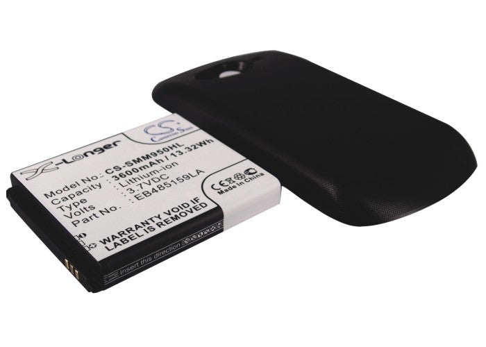 3600mAh Extended Life Battery Replacement for Samsung Galaxy Reverb SPH-M950 - 3.7V Li-ion
