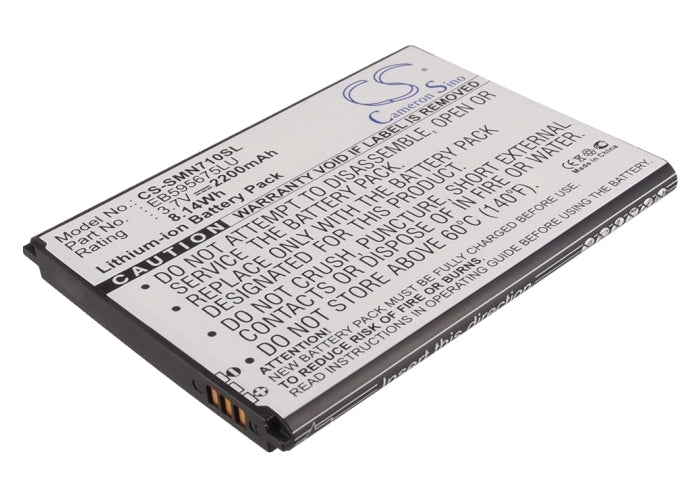 2200mAh Replacement Battery for Galaxy Note II N7100 N7105 Verizon SCH-I605 - Li-ion 3.7V - Standard Capacity
