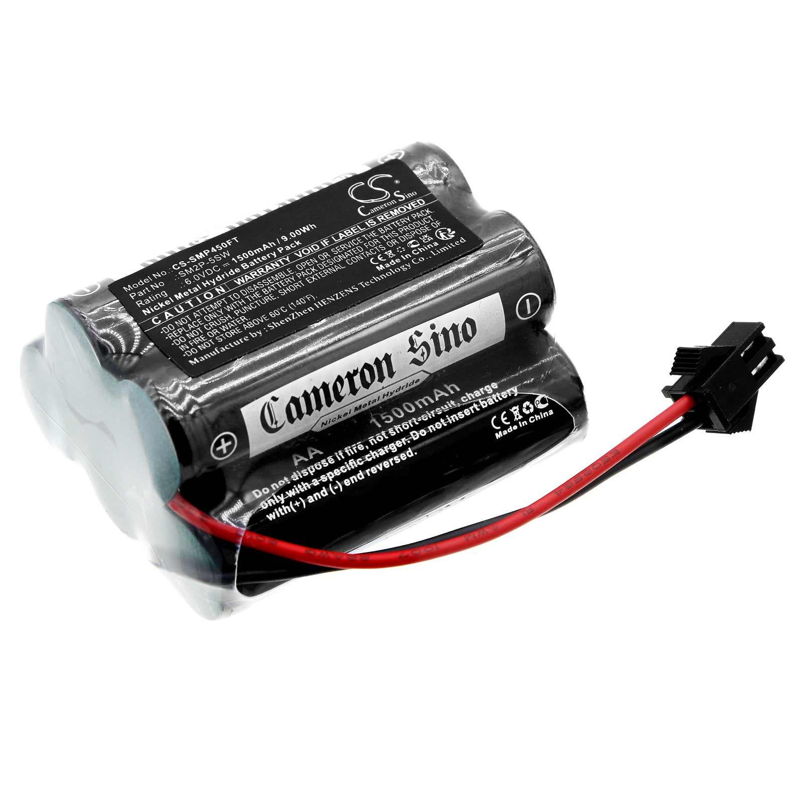 6V 1500mAh Ni-MH Battery for Sunforce Solar Motion Lights: 45/60/80 LED - Replacement Pack

