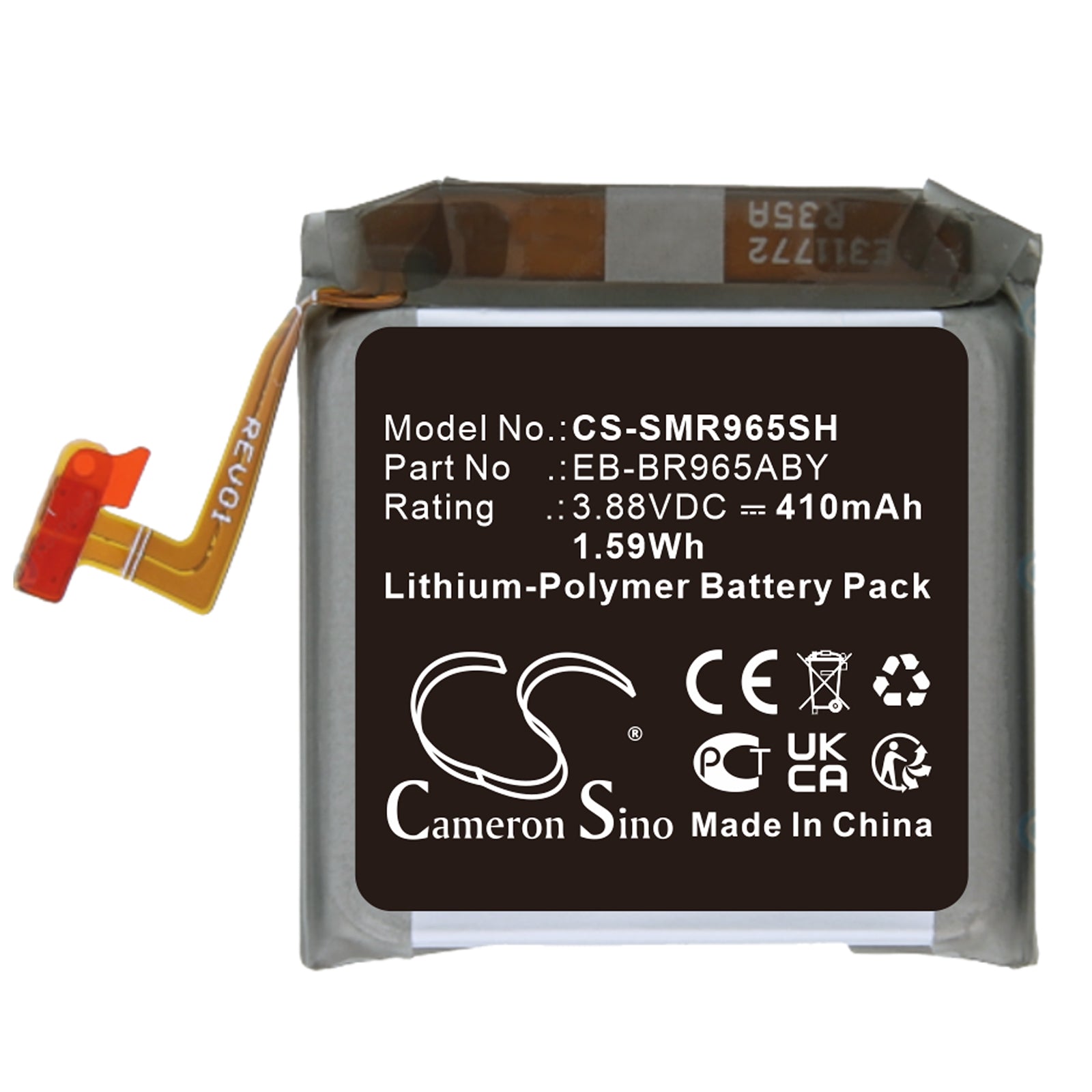 Samsung Galaxy Watch 6 Classic 47mm Battery Replacement: SM-R960, SM-R965, EB-BR965ABY, 410mAh Li-Polymer - Repair & Extend Watch Life
