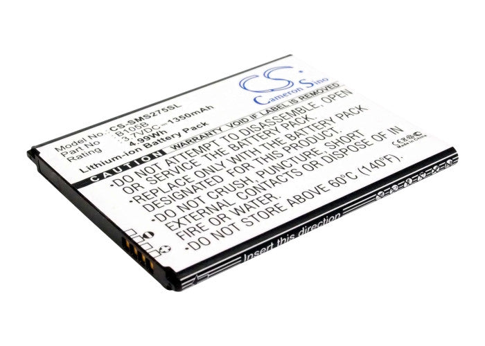 1350mAh Battery Replacement for Samsung Galaxy Ace 3 LTE GT-S7275 Galaxy Light - 3.7V Li-ion
