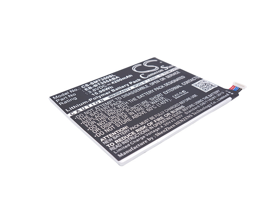 4200mAh Replacement Battery for Galaxy Tab A 8.0 SM-T350/P350 Tablet - 3.8V Li-Polymer

