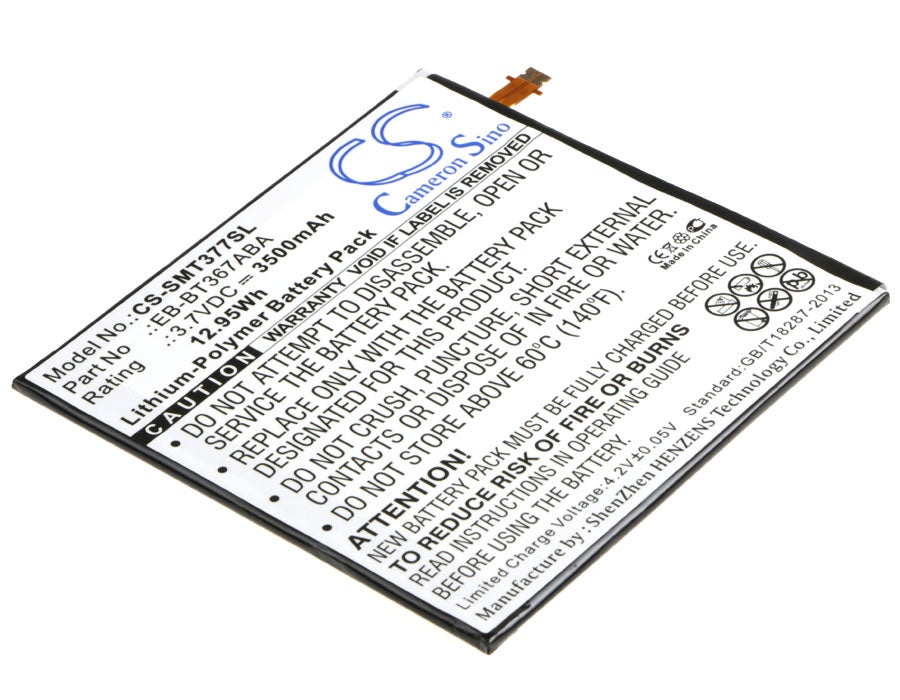Galaxy Tab E 8.0 & Tab A 8.0 (2017) Replacement Battery - 3500mAh, 3.7V Li-Polymer - SM-T377 Tablet Battery