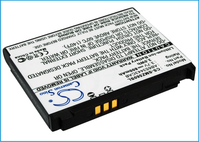 800mAh 3.7V Li-ion Battery Replacement for Samsung SGH-A707, A171, A727, Z560, T819, A797 Phones
