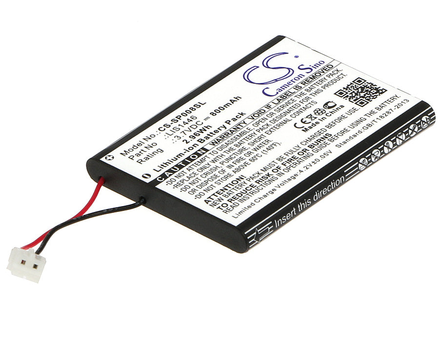 800mAh Battery Replacement for Sony CECHZK1GB Wireless Game Controller, 3.7V Li-ion, LIS1446 Model
