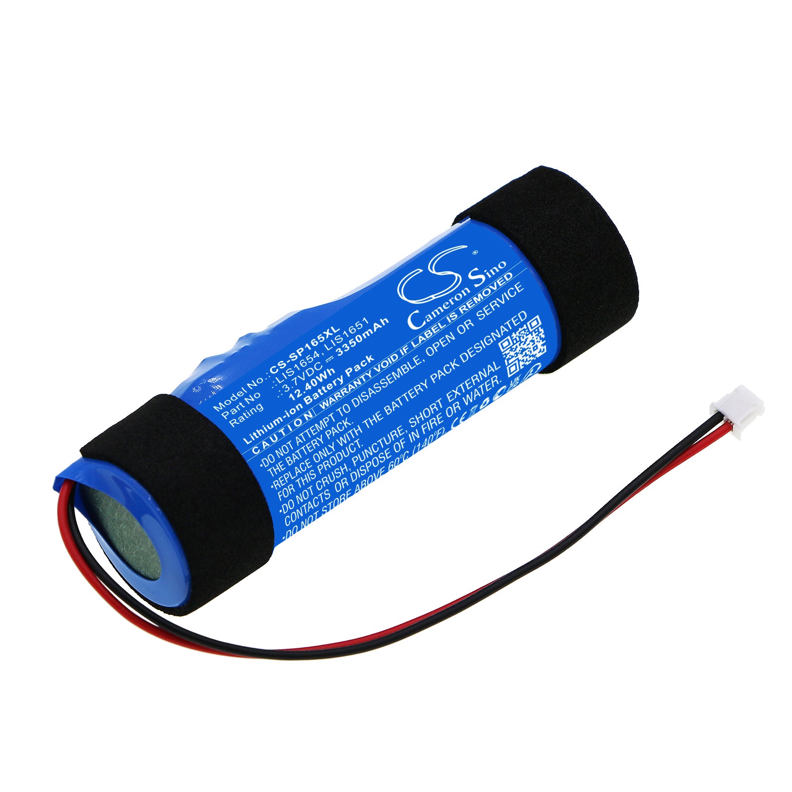 3350mAh Replacement Battery for PS4 Move Motion Controller V2 - CECH-ZCM2E/U, LIS1654/1651 - Extended Life, 3.7V Li-ion

