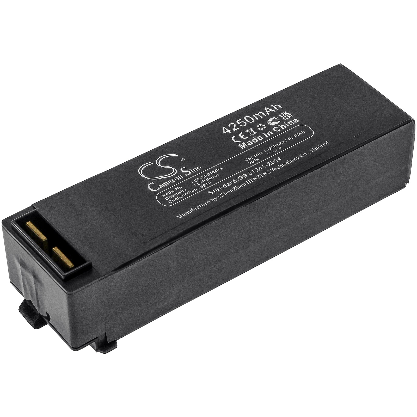 4250mAh Battery for Swellpro Spry/Spry+ Drones (11.4V Li-Poly, 48.45Wh, CDC01 0004)
