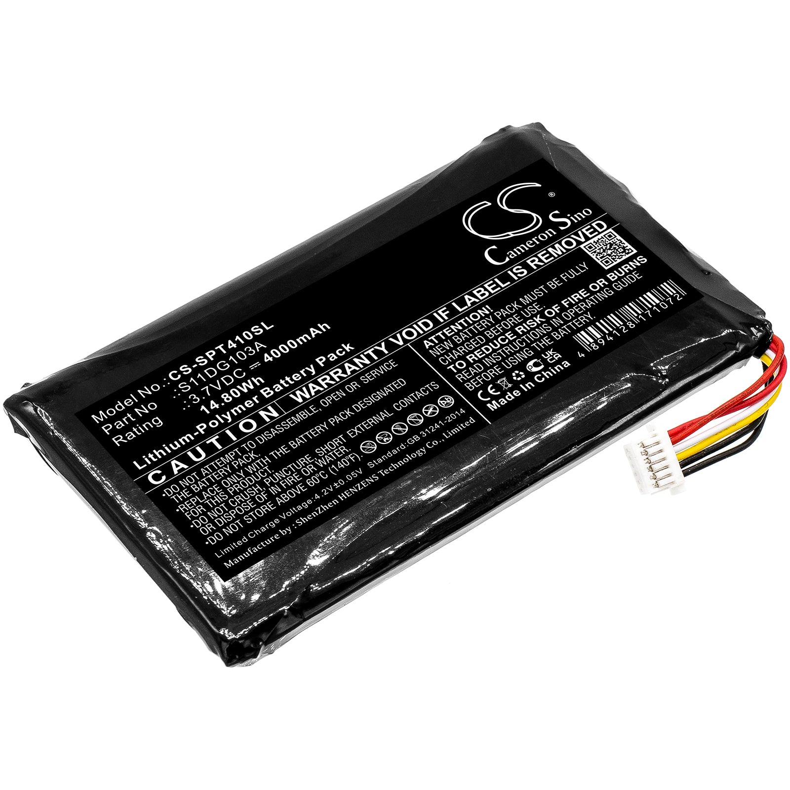 4000mAh Battery Replacement for Spectra Precision T41, Trimble Juno - 3.7V Li-Polymer
