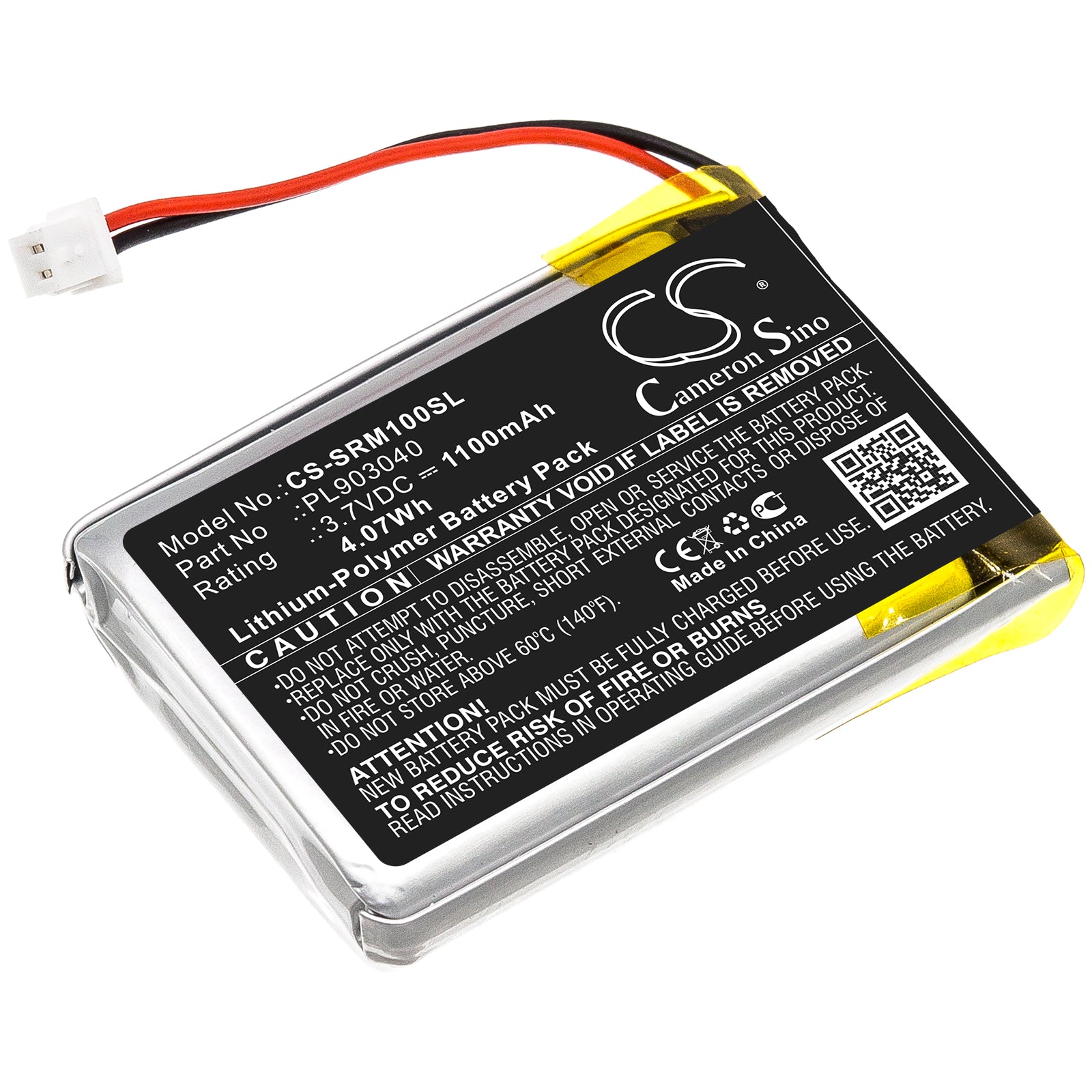 Schweizer LED & Electronic Magnifier Replacement Battery - 1100mAh, 3.7V Li-Polymer Power
