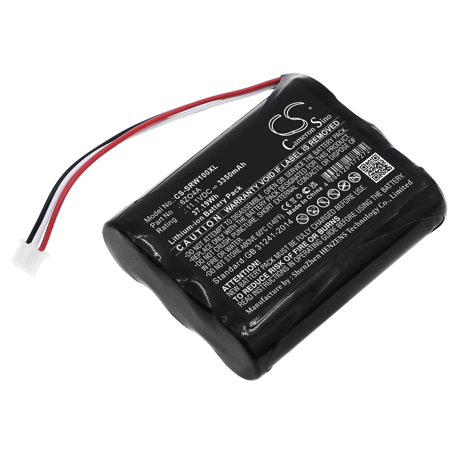 3350mAh Replacement Battery for Sony VGF-WA1 Speaker, 11.1V Li-ion, High Capacity Portable Audio Power
