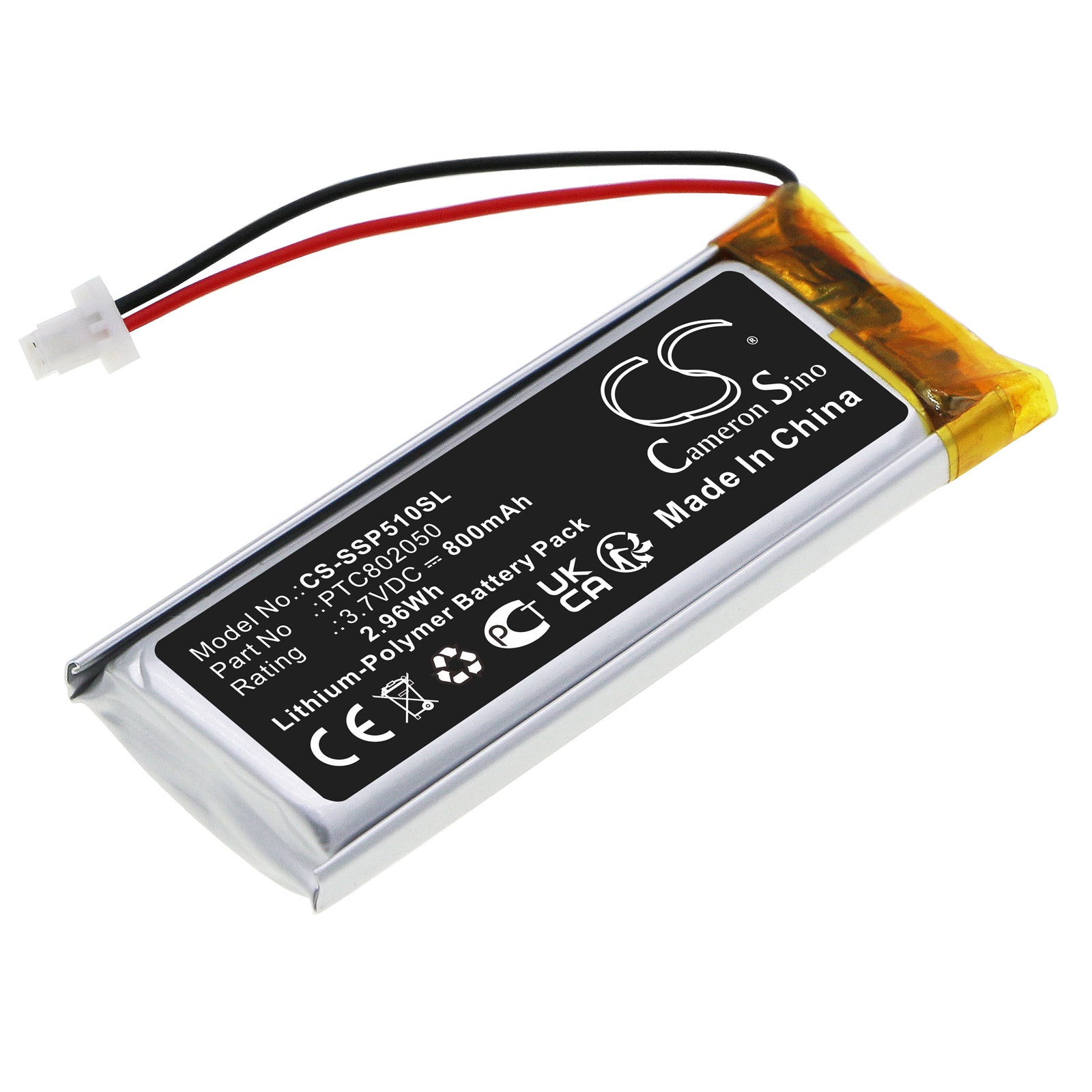 800mAh Battery Replacement for Sena SRL-01 SHOEI Neotec II & Interphone F2-F5 Bluetooth Headsets
