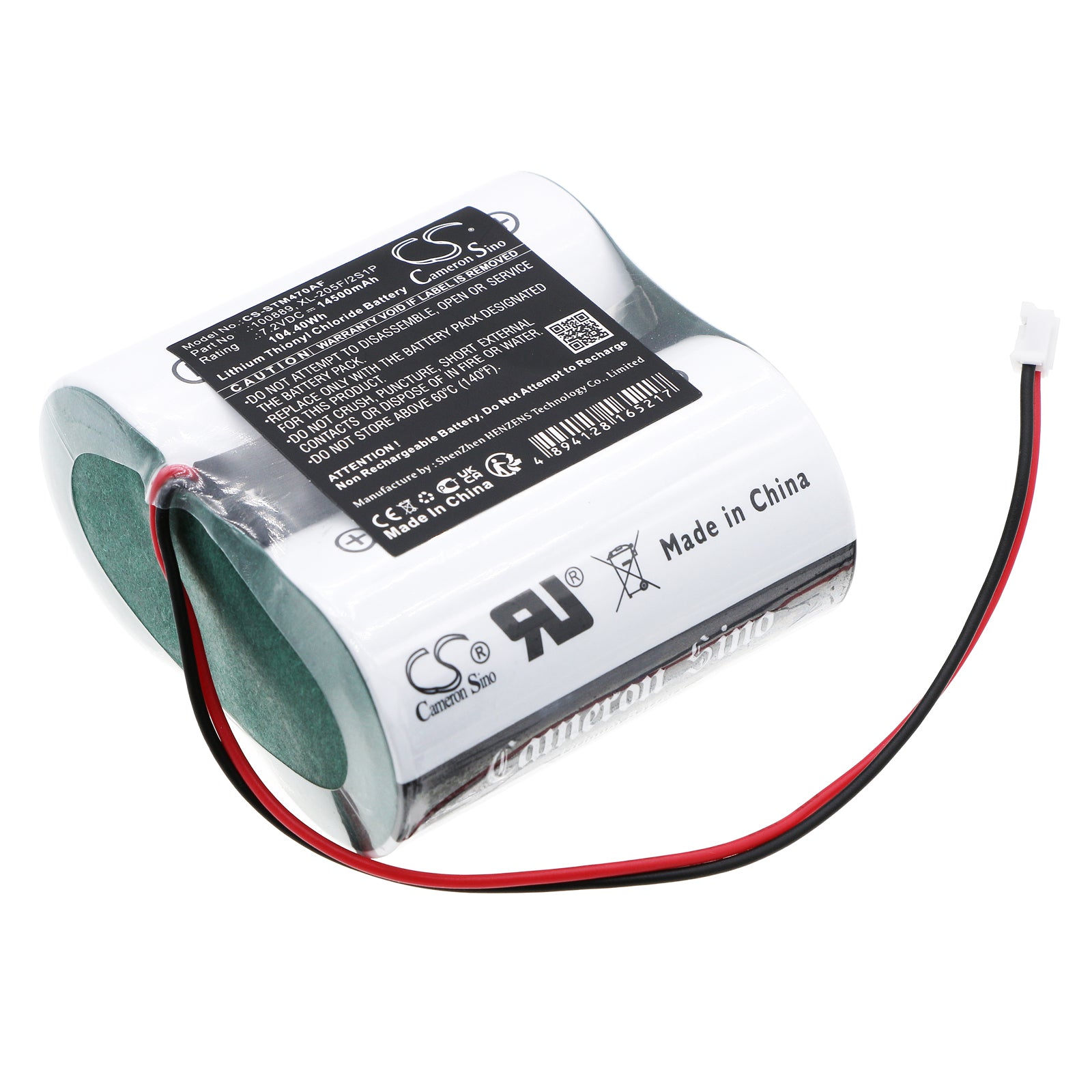 7.2V 14500mAh Battery for Seametrics iMag Flowmeters & Automatic Flushers (iMag4700, AG2000, WMX104, iMAG4600)
