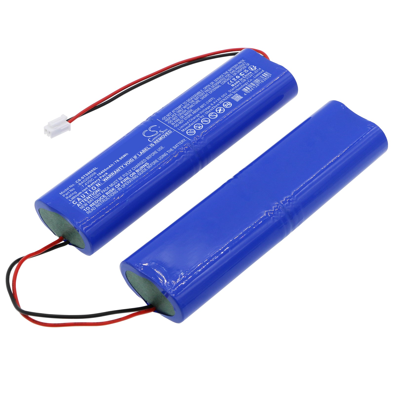 Southern S86 GPS Survey Equipment Battery - 10400mAh, 7.4V, 76.96Wh Li-ion Replacement 
