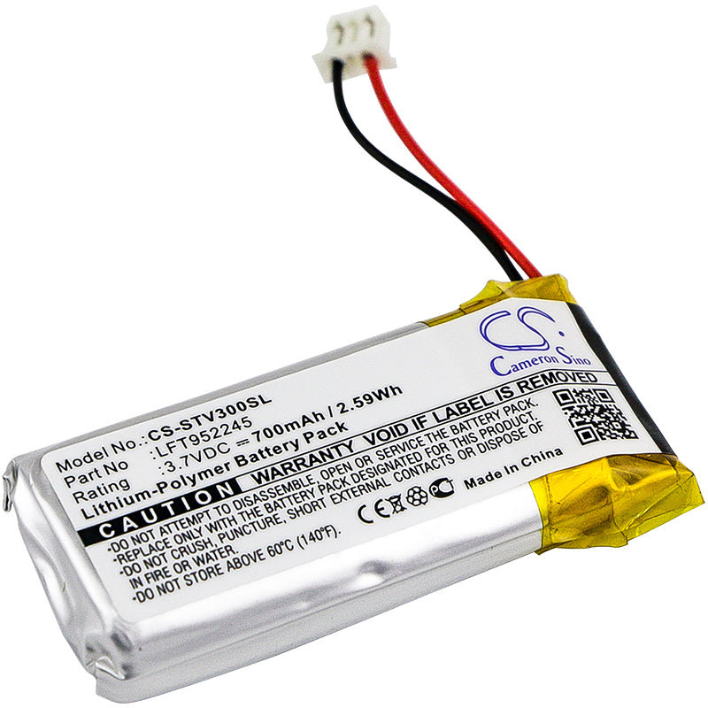 700mAh Replacement Battery for Stageclix Jack V3/V4 Transmitter & Wireless Headset - 3.7V Li-Polymer
