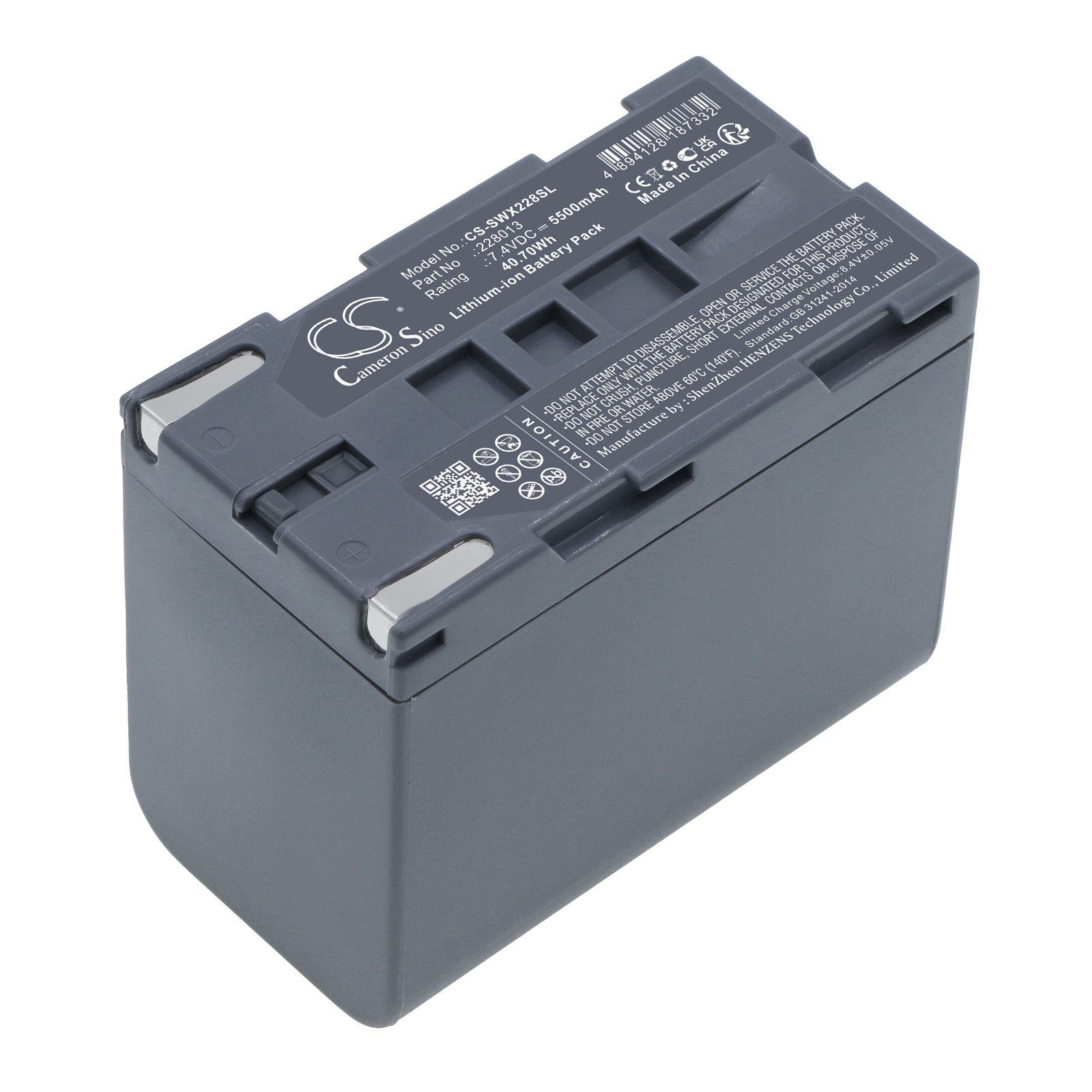 5500mAh Replacement Battery for Softing WireXpert Cable Analyzer - WX_AC_BAT1, 7.4V, 40.7Wh - Extended Life
