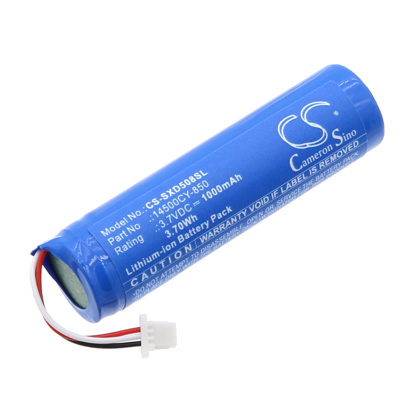 1000mAh 3.7V Li-ion Replacement Battery for Sennheiser XSW-D RX XLR & TX XLR Mics (508497, 508494)
