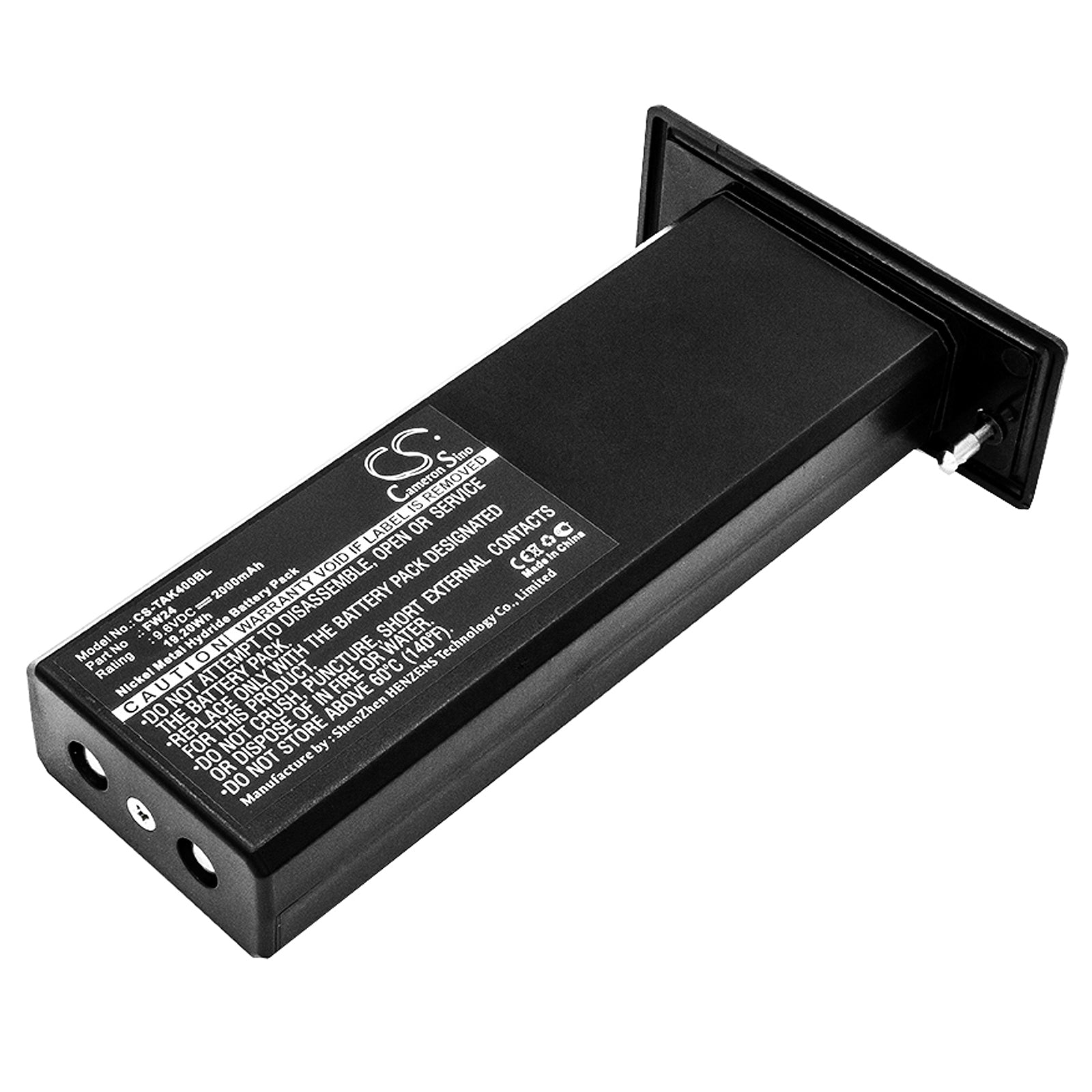 9.  6V 2000mAh Ni-MH Replacement Battery for Teletec AK1 AK4 Crane Remote - FW24, 155x87x37mm
