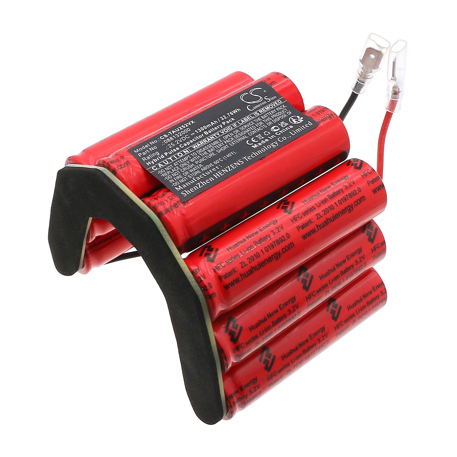 25.2V 32.76Wh Replacement Battery for Taurus Unlimited 25s & 25.6 Vacuum - Models TA-088132, 088132000
