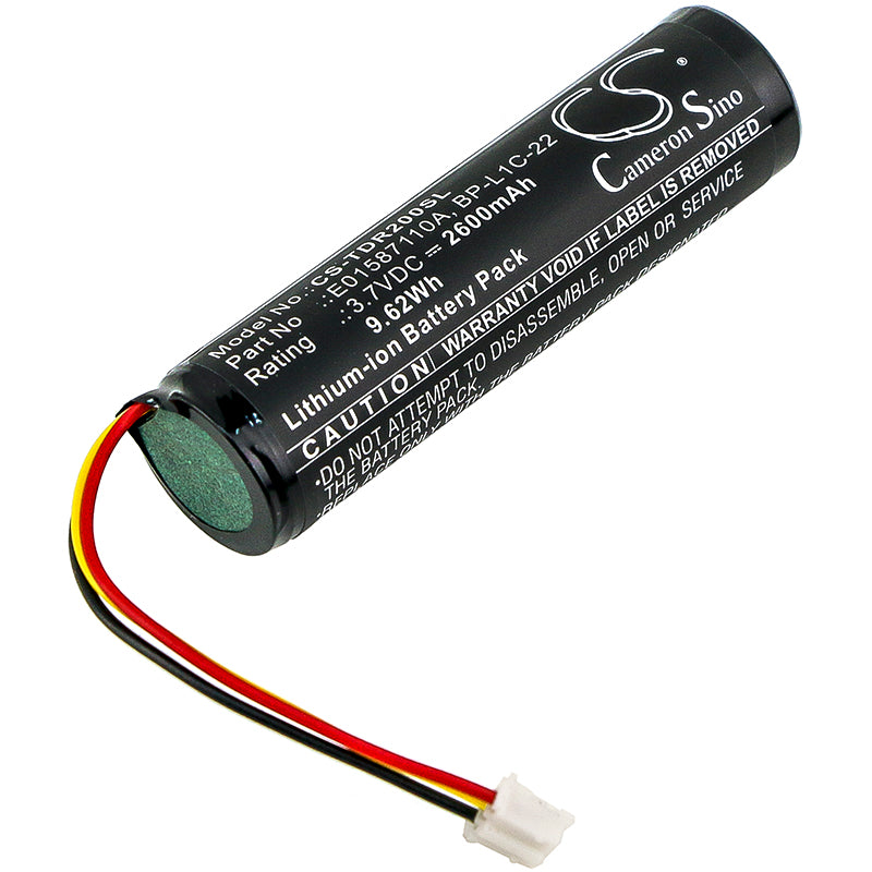 2600mAh Battery for Tascam MP-GT1 - 3.7V Li-ion Media Player Replacement (BP-L1C-22, E01587110A)
