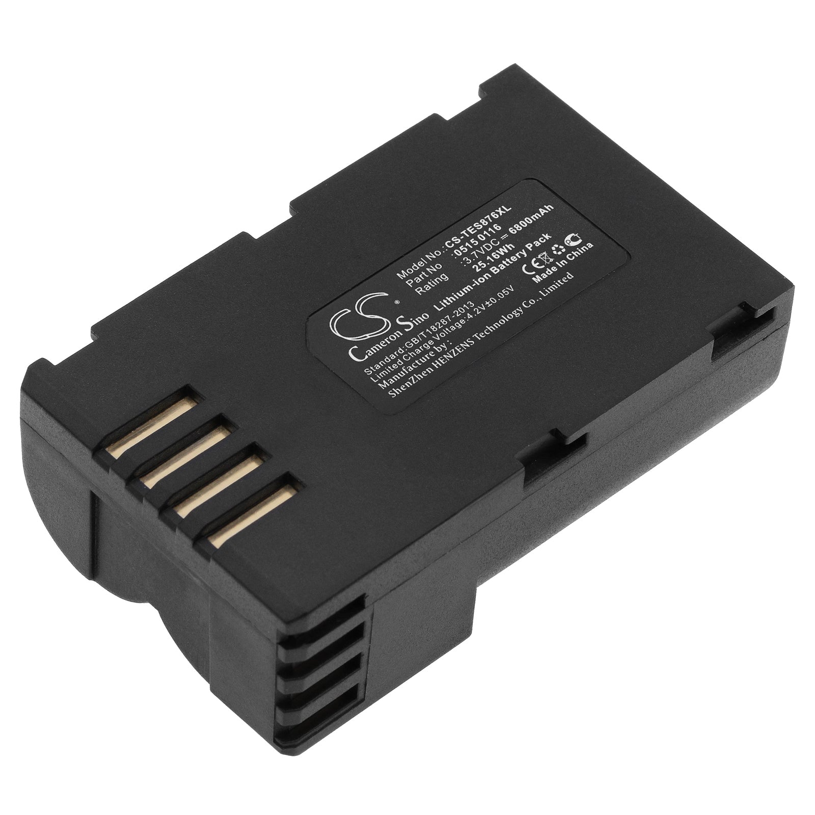 6800mAh Replacement Battery for Testo 876 Thermal Camera - Equipment Survey & Testing, 3.7V Li-ion

