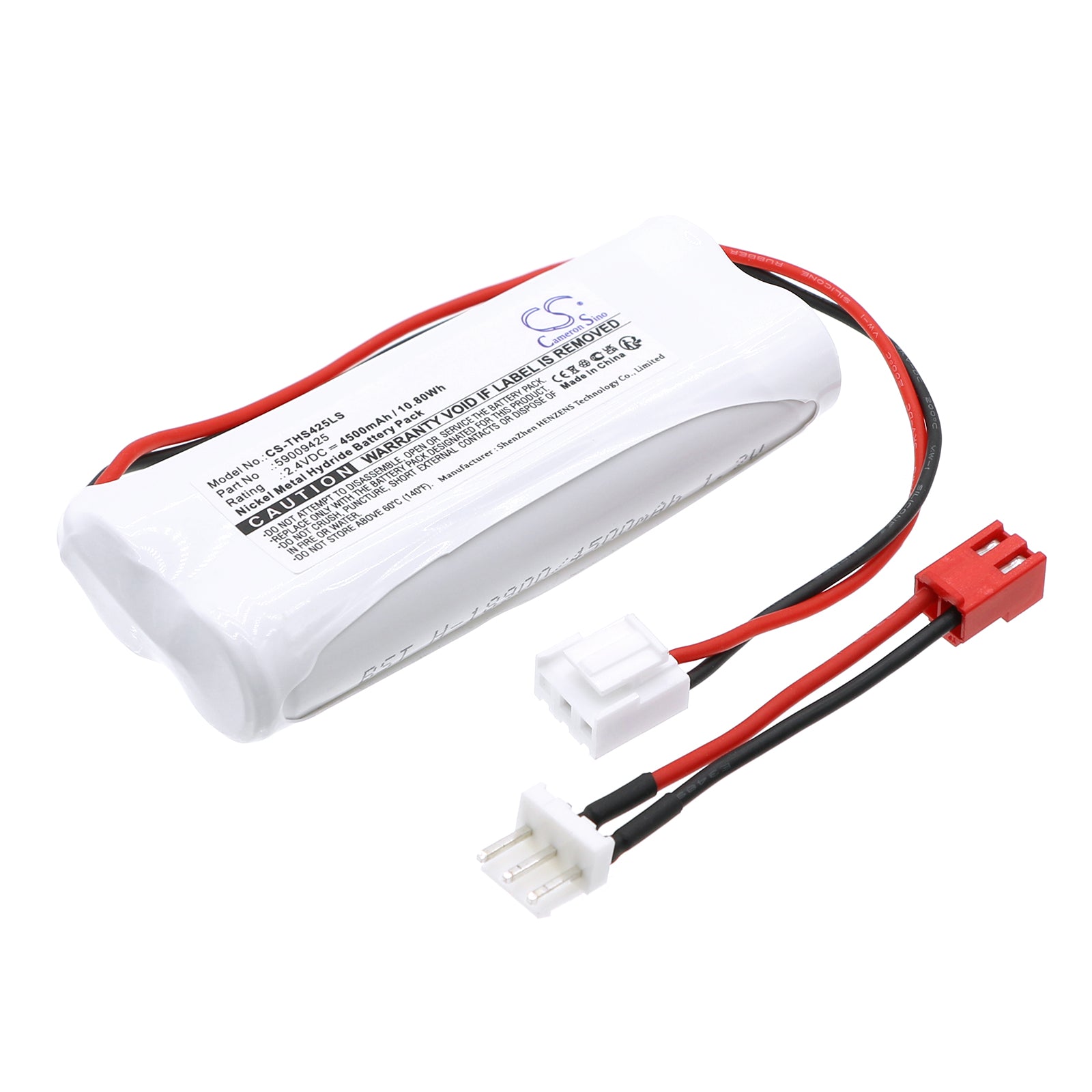 2.4V 4500mAh Ni-MH Battery for Thorn Voyager Star LA 2 SBS CON3 200 Emergency Light, Replacement Pack 
