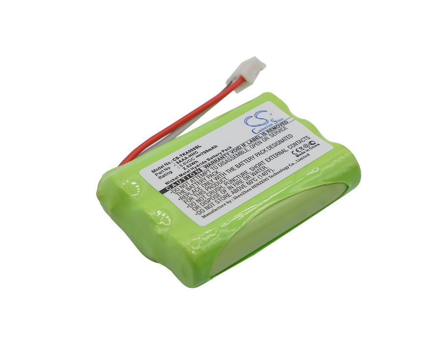 700mAh Ni-MH Replacement Battery for TDK Life On Record A08 & Trek Max Speaker - 3.6V
