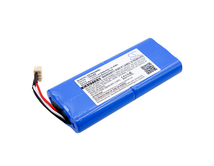 7.2V 2000mAh Ni-MH Replacement Battery Pack for TDK A360, Q35, Soma 360 Speakers
