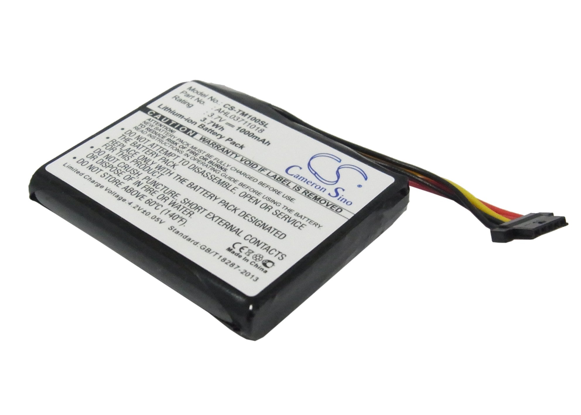 1000mAh Replacement Battery for TomTom Go Live GPS - Go 1000, 1005, 2050 & More - 3.7V Li-ion - Navigator Repair Part
