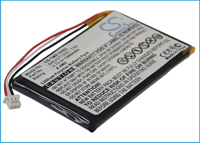 1200mAh Battery Replacement for TomTom Eclipse AVN4430 TNS410 GPS Navigator - 3.7V Li-Polymer
