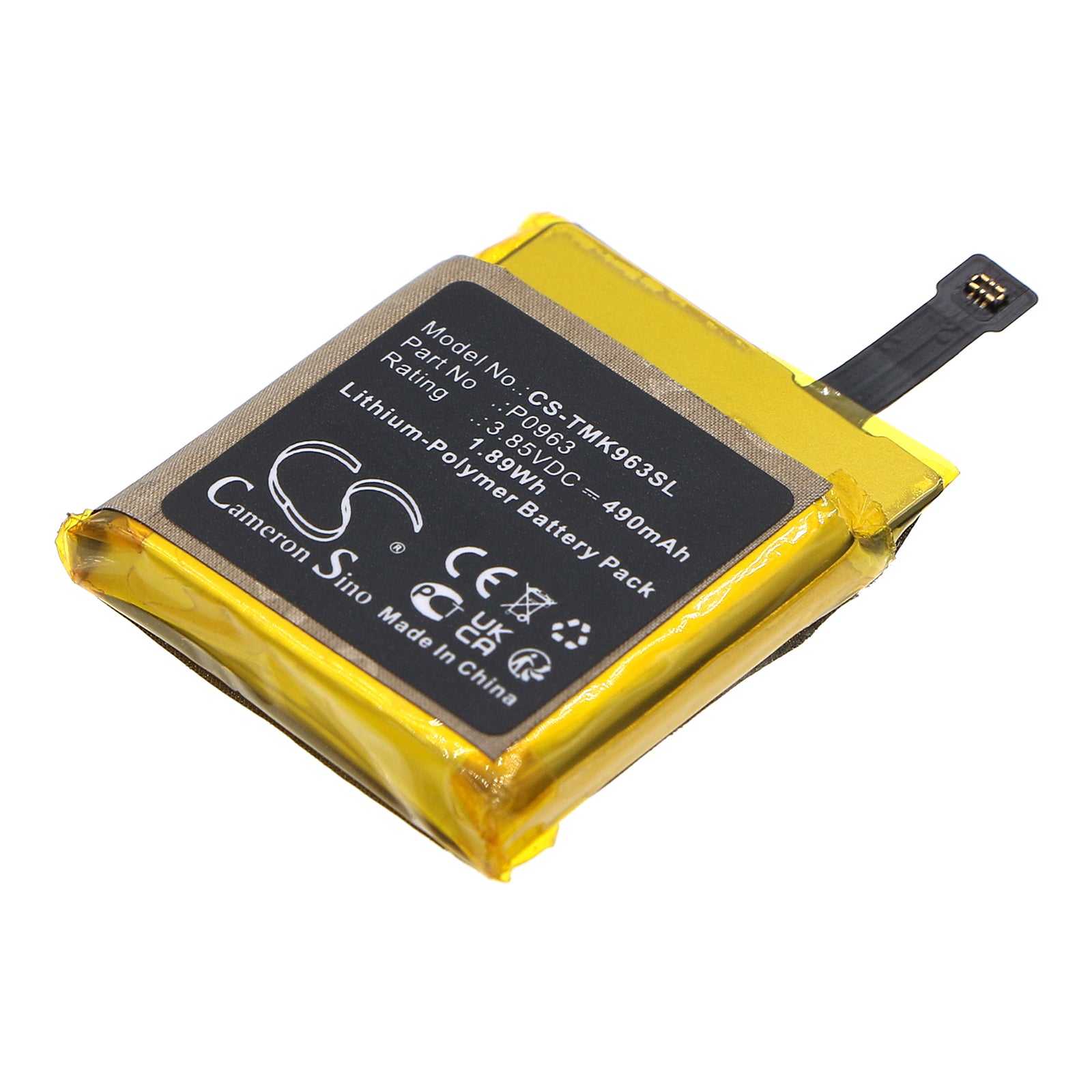 Replacement Battery for T-Mobile SyncUP Kids Smartwatch: 490mAh, 3.85V Li-Polymer - Safe & Exact Fit
