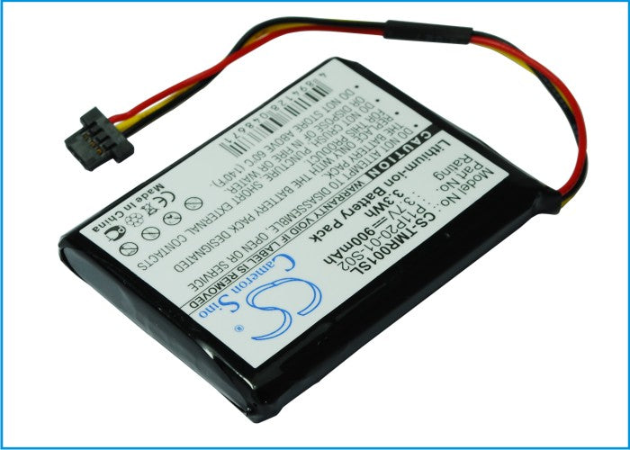 900mAh Replacement Battery for TomTom Route XL, One XXL 540S & XXL 550T GPS Navigator - 3.7V Li-ion
