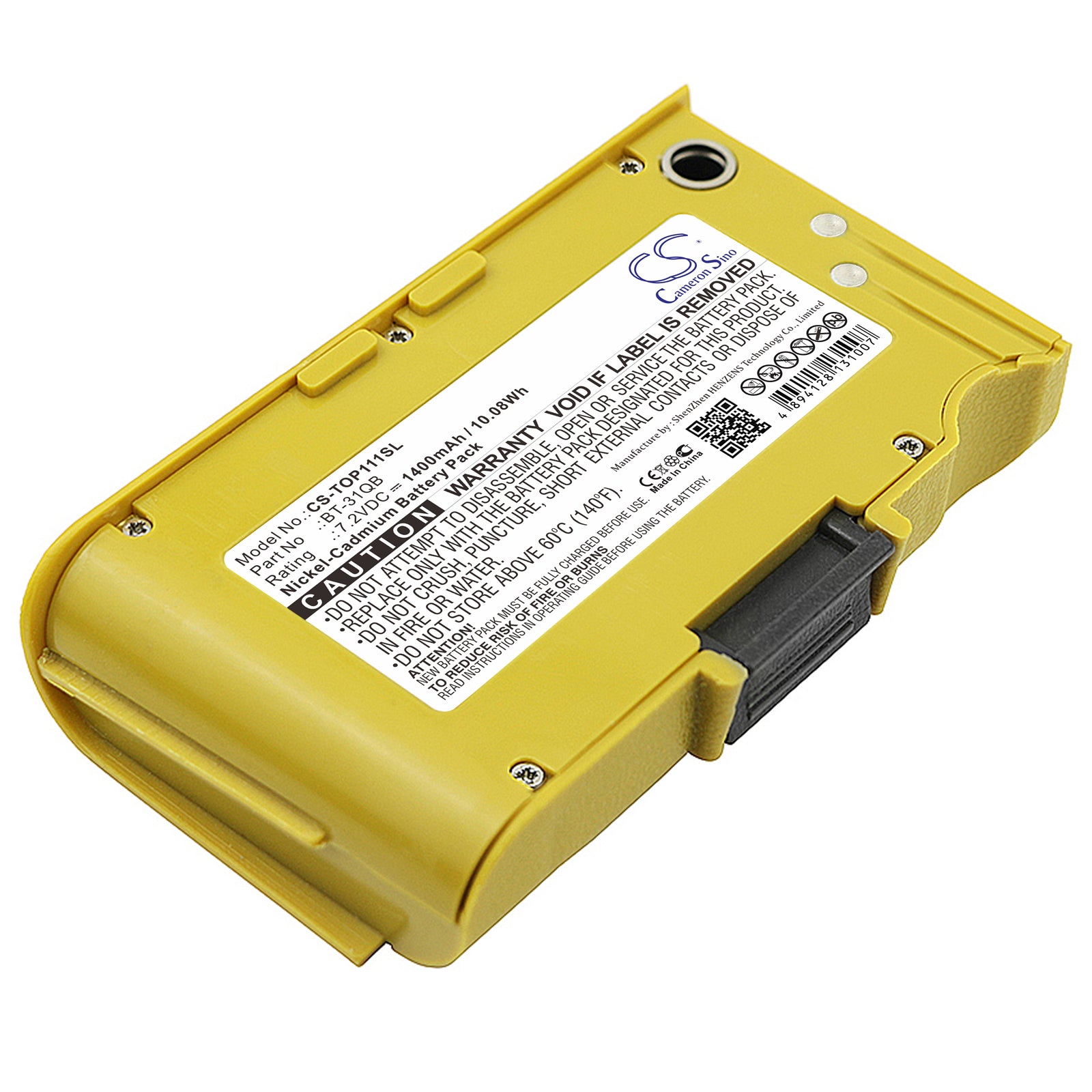 7.2V 1400mAh Ni-CD Replacement Battery for Topcon 101C, DL-100 Auto Levels & BT-31Q Surveying Equipment 
