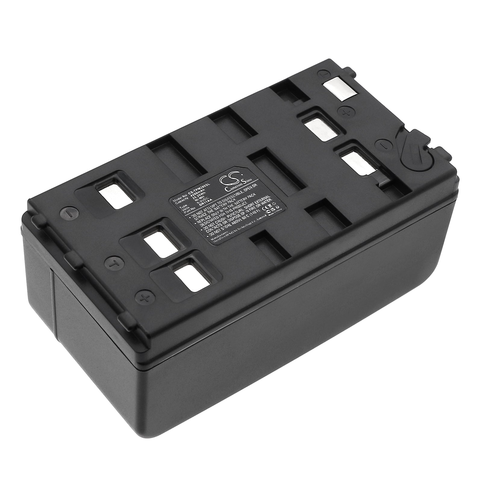 6.0V 4200mAh Ni-MH Battery for Cairn Iris, Vipar 5, CPI2 Thermal Camera - High Capacity Pack (89.2x46.8x39.4mm)
