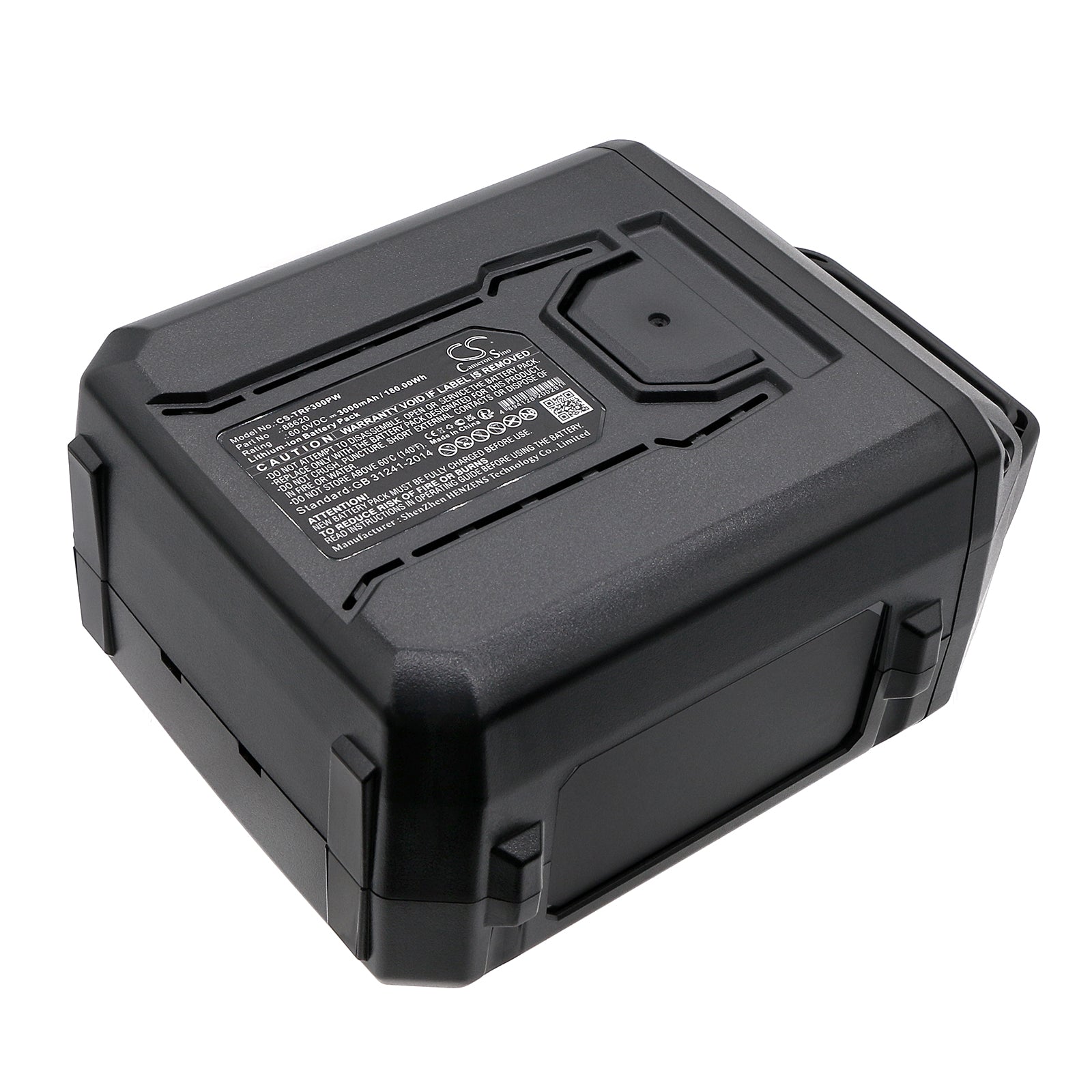 60V 3000mAh Replacement Battery for TORO Flex-Force Lawn Mowers, Blowers, Trimmers - 180Wh, L135, L324
